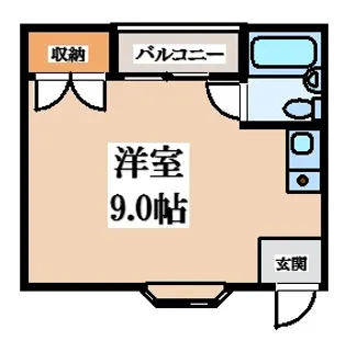 石切駅前ハイツ【1階】の間取り