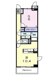 滋賀県東近江市東沖野2【マンション】の間取り