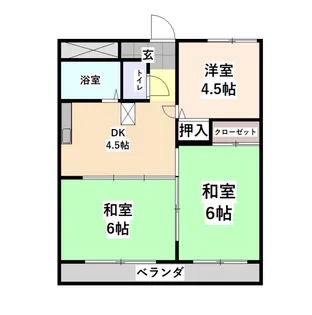 シャルムENDO【2階】の間取り