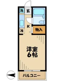 多摩ペガサスビル【5階】の間取り