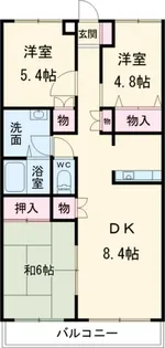 ル・モンド【2階】の間取り