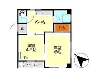 近江ビル【4階】の間取り