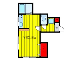 松本ハイツ【2階】の間取り