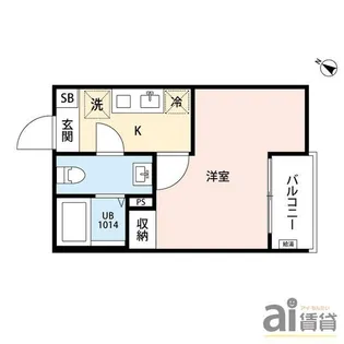エトワール鶴ヶ島【2階】の間取り