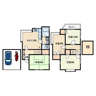 東京都板橋区成増4【一戸建】の間取り