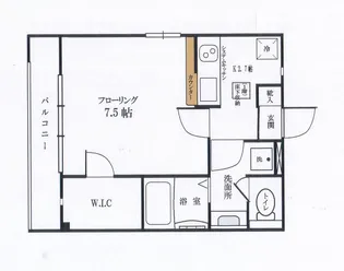 東京都世田谷区桜丘5【アパート】の間取り