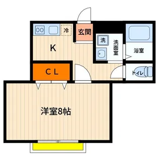 東京都日野市栄町1【アパート】の間取り