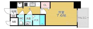 大阪府大阪市中央区材木町【マンション】の間取り