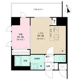 プレサンス名古屋ルーカス【14階】の間取り