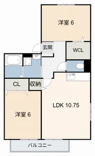 ひだまり大浜【1階】の間取り