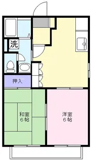 ラフォーレ方木田【1階】の間取り