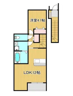 la u lea 富沢【2階】の間取り