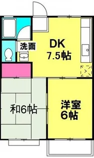 アメリカンハイツC【2階】の間取り