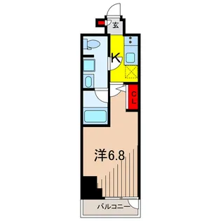 スプレスター綾瀬【6階】の間取り