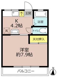 東京都羽村市双葉町2【マンション】の間取り