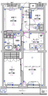 千葉県市川市本行徳【マンション】の間取り