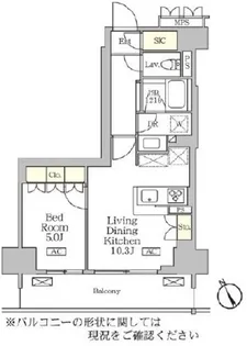 千葉県市川市市川南2【マンション】の間取り