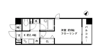 東京都文京区大塚4【マンション】の間取り
