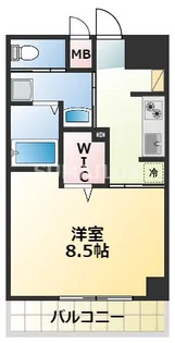 熊本県熊本市中央区水前寺1【マンション】の間取り
