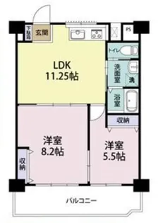 並木コーワハイツ【2階】の間取り