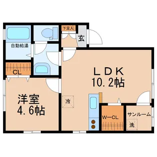 プラージュ【2階】の間取り