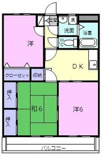メゾンドマリエール【3階】の間取り