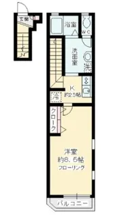 グリシーヌ経堂【2階】の間取り