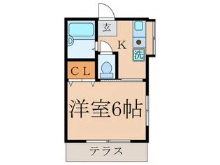 セカンド・ハイツ【1階】の間取り