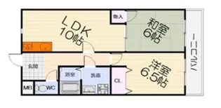 プレステージ ハイツ【2階】の間取り