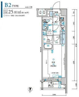 メインステージ森下駅前【6階】の間取り