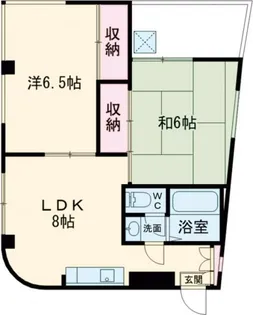 マンションふじ【3階】の間取り
