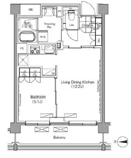 プレジリア代々木大山町【4階】の間取り