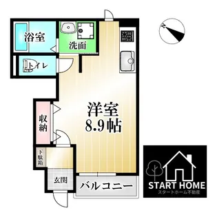 アイクオーレ【1階】の間取り