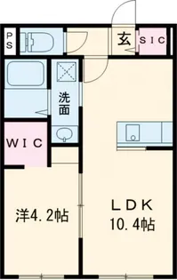ヴィアルCity恵庭【2階】の間取り