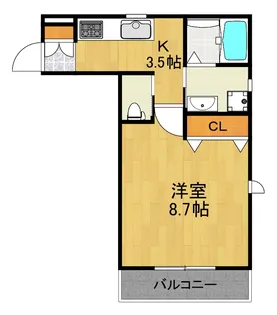ヘーベルメゾン上星川【2階】の間取り