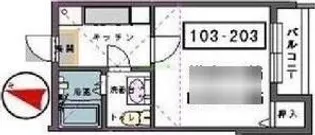 サニープラザ東仙台【2階】の間取り