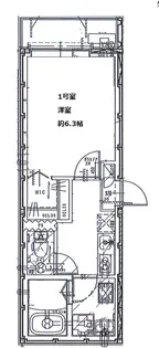 リーヴェル横浜三ッ沢プレミオ【1階】の間取り