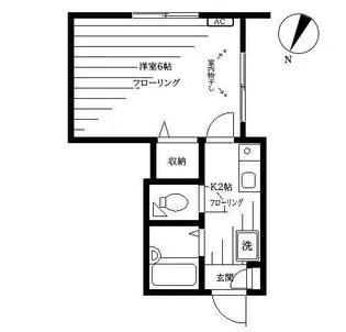 東京都豊島区巣鴨3【アパート】の間取り