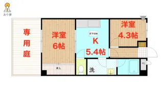 ライオンズマンション横浜第2A館【1階】の間取り