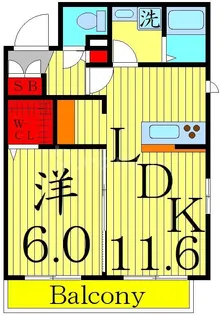 Shamrock2【2階】の間取り