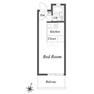 DeLCCS鷺ノ宮【4階】の間取り
