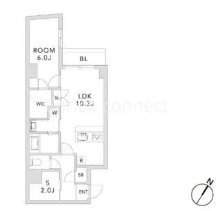 東京都目黒区上目黒3【マンション】の間取り