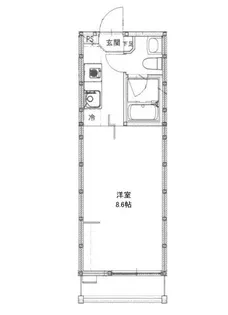 広島県広島市安佐南区大町西1【アパート】の間取り