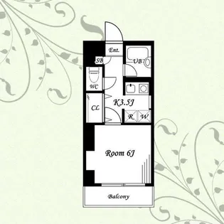 モアリッシェル多摩ニュータウン【5階】の間取り