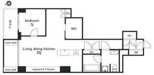 マノー乃木坂【6階】の間取り