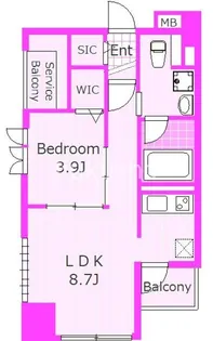 コモド鶴見アネックス【5階】の間取り