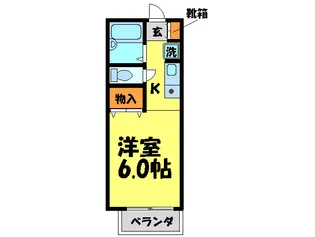 ヴィレッジ小野原II【2階】の間取り