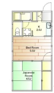 ハイツエス【2階】の間取り