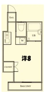 東京都杉並区浜田山2【アパート】の間取り