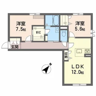 granary house(グラナリーハウス)【1階】の間取り